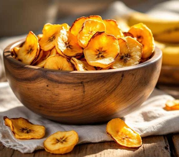 Bananenchips maken