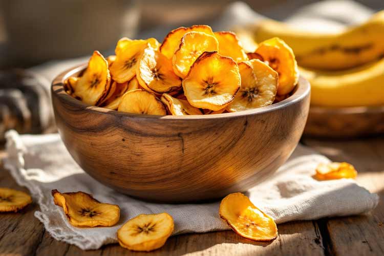 Bananenchips maken
