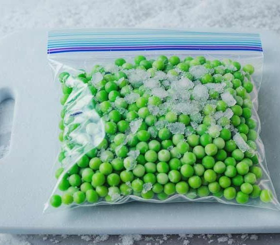 Doperwten invriezen