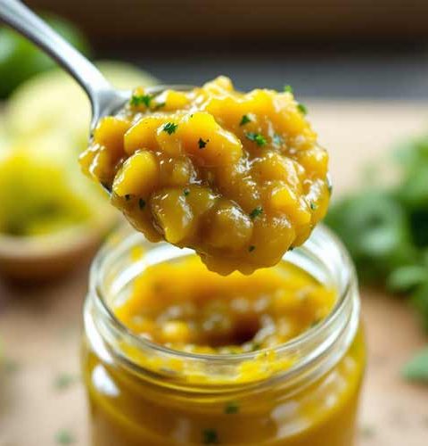 Groene tomatenchutney maken