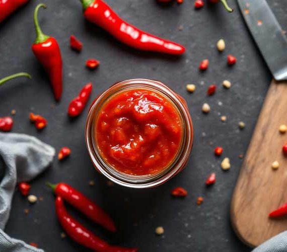 Rode peperjam maken