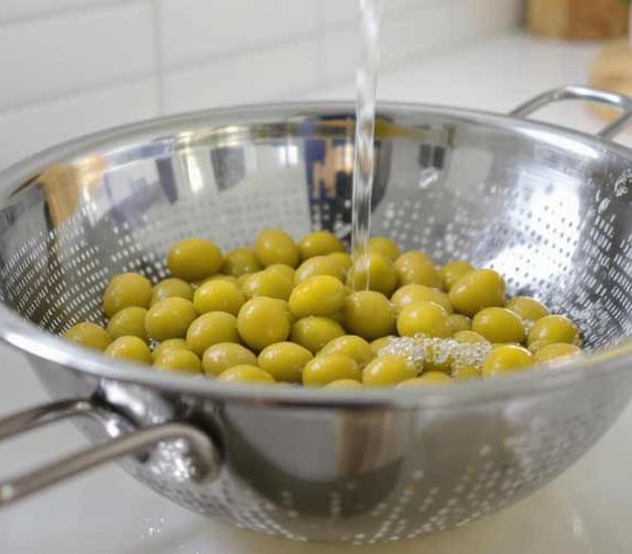 Verse olijven bewaren