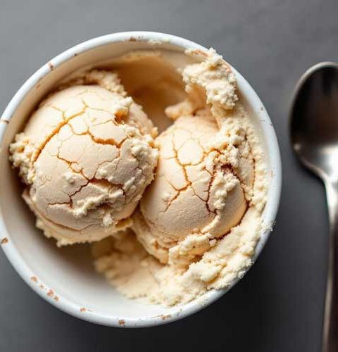 Bedorven ijs gegeten