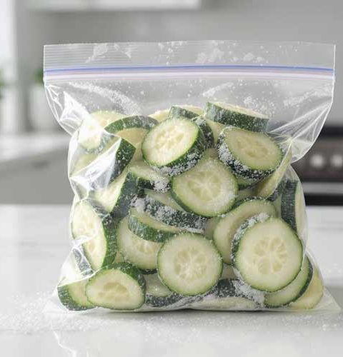 Courgette invriezen
