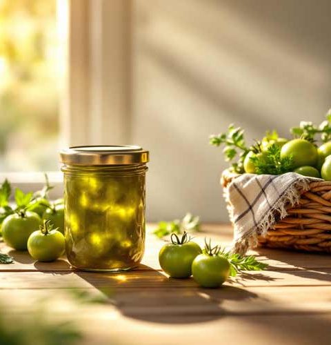 Groene tomatenjam maken