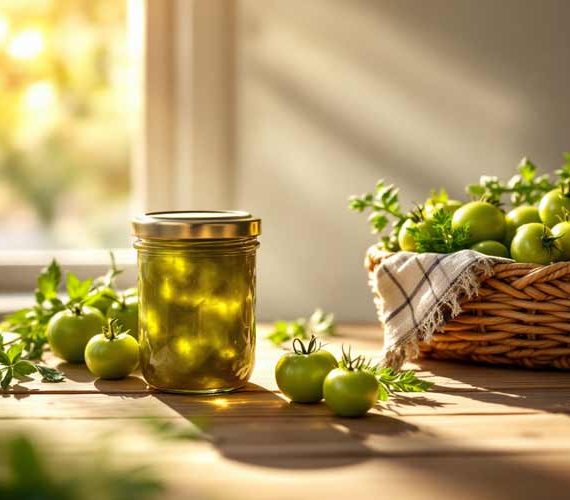 Groene tomatenjam maken