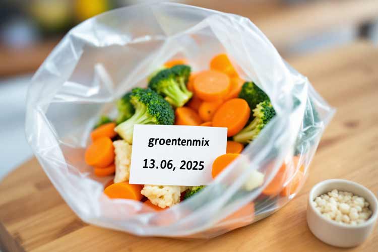 Verse groente vacumeren