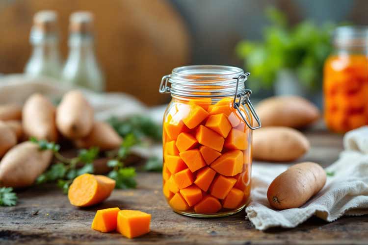 Zoete aardappel wecken