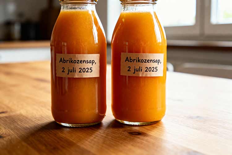 Abrikozensap maken
