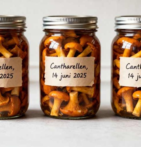Cantharellen inmaken