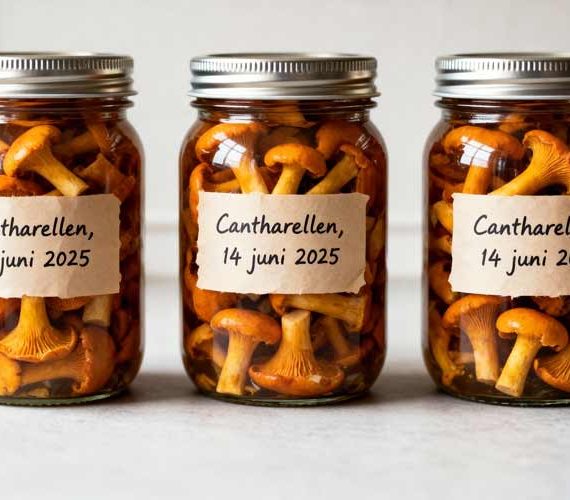 Cantharellen inmaken