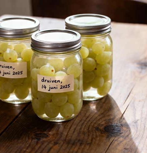 Druiven inmaken