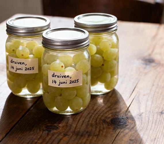 Druiven inmaken