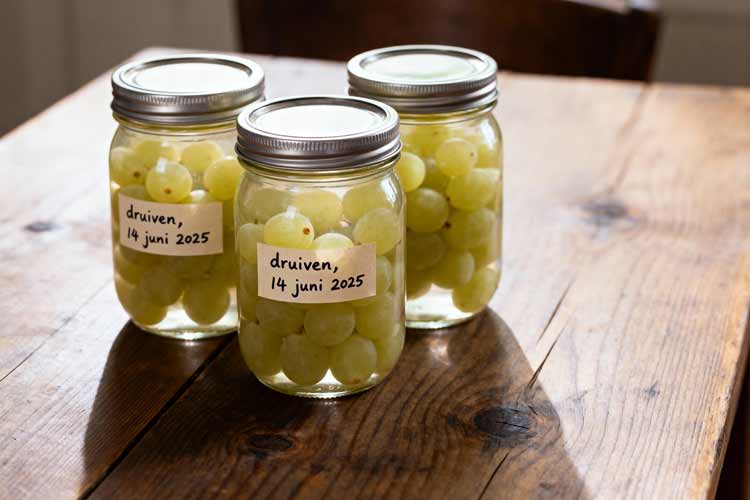 Druiven inmaken