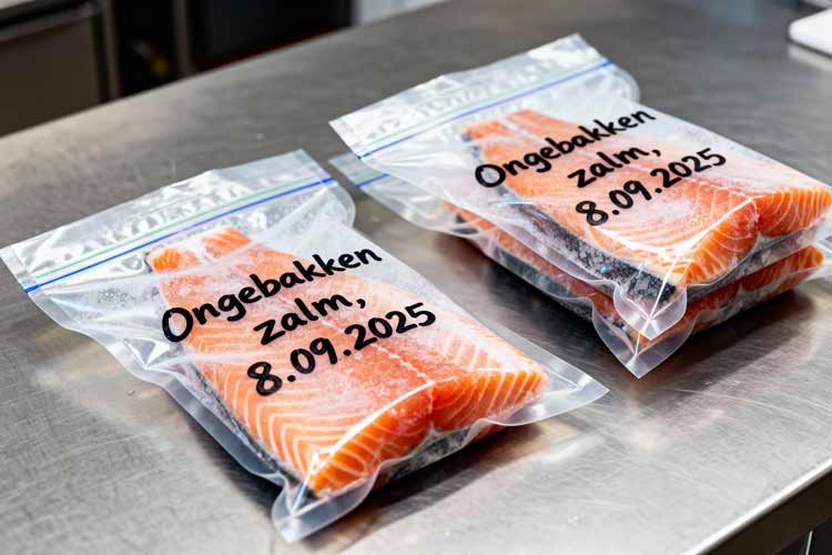 Zalm vacumeren
