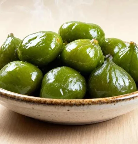 Groene vijgen konfijten