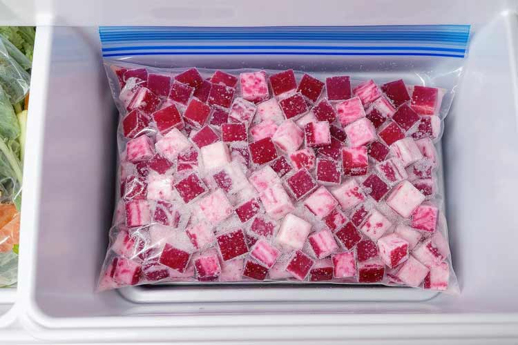 Rode bieten invriezen