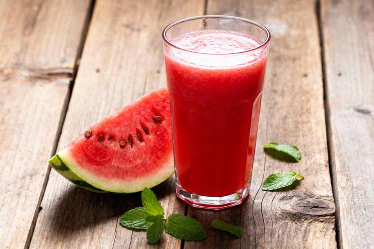 Watermeloensap maken