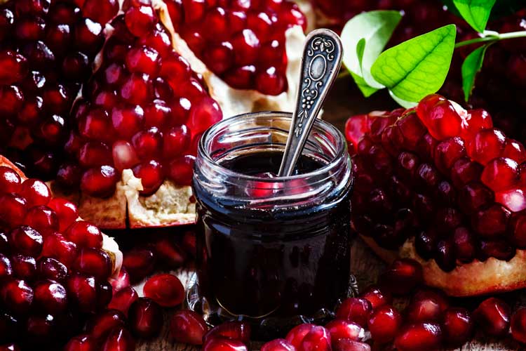 Granaatappel jam maken