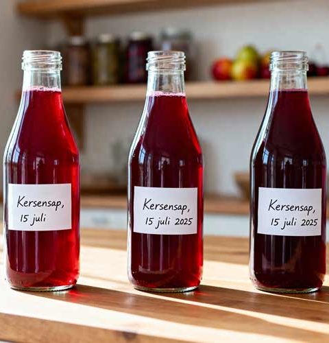 Kersensap maken