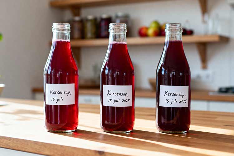 Kersensap maken