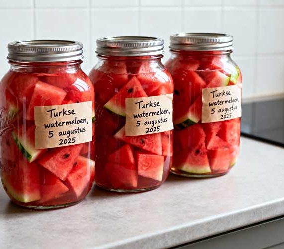 Watermeloen inmaken