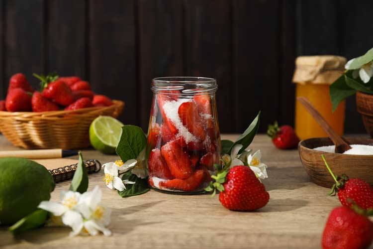 Aardbeien inmaken