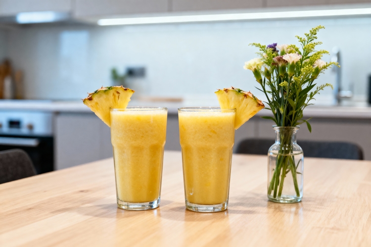 Ananas smoothie maken