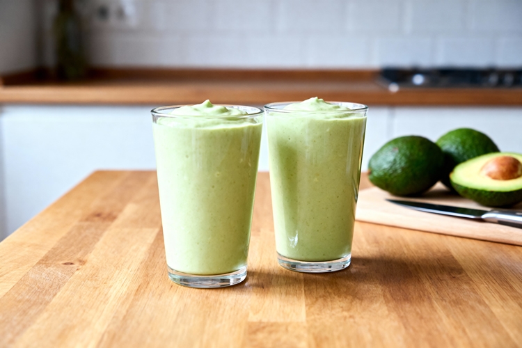 Avocado smoothie maken