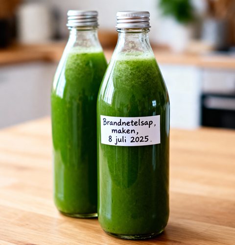 Brandnetelsap maken
