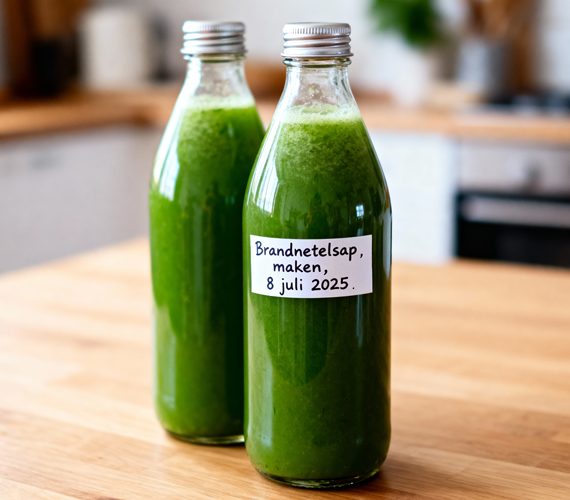 Brandnetelsap maken