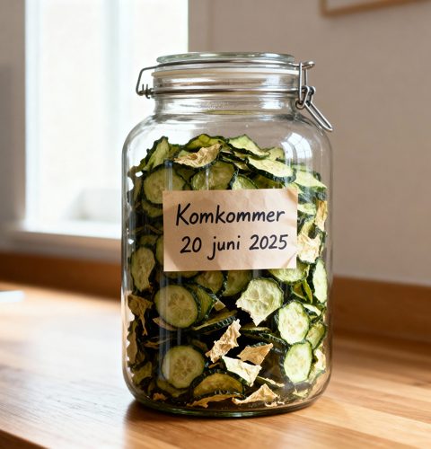 Komkommer drogen