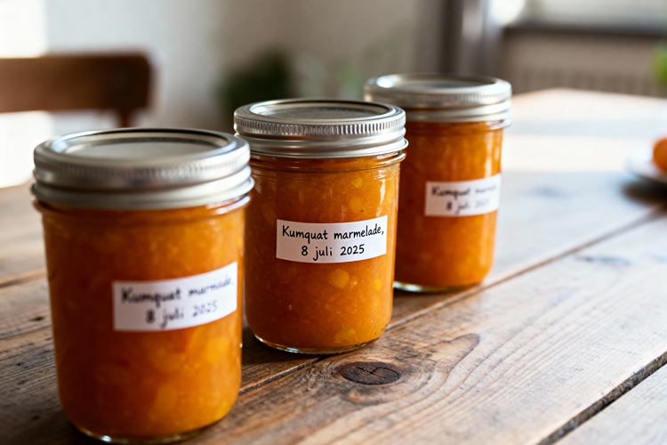 Kumquat marmelade maken