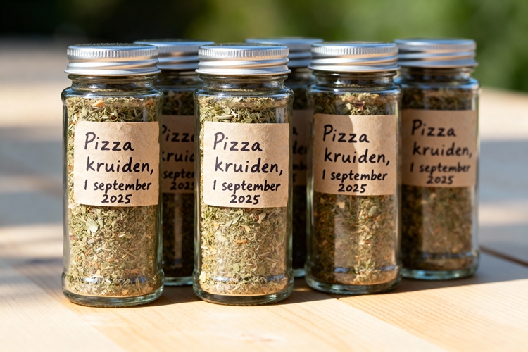 Pizza kruiden maken