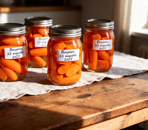 Wortelen inmaken