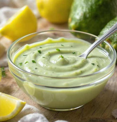 Avocado dressing maken