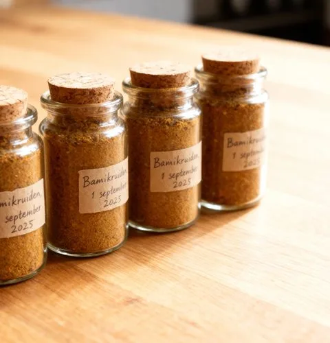 Bamikruiden maken