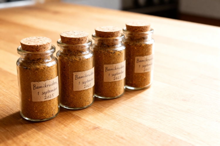 Bamikruiden maken
