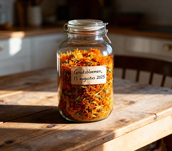 Goudsbloem drogen