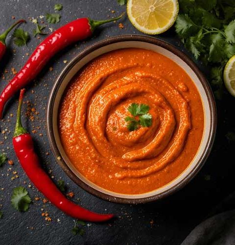 Harissa saus maken