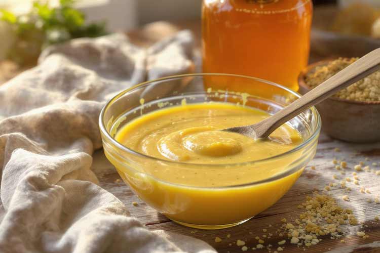 Honing mosterd marinade maken