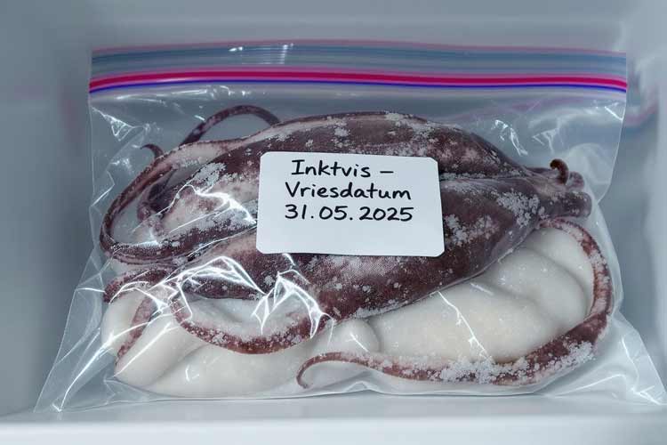 Inktvis invriezen