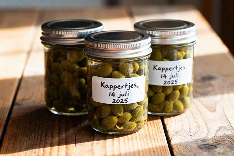 Kappertjes inmaken