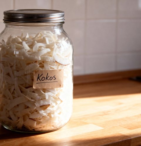 Kokosnoot drogen