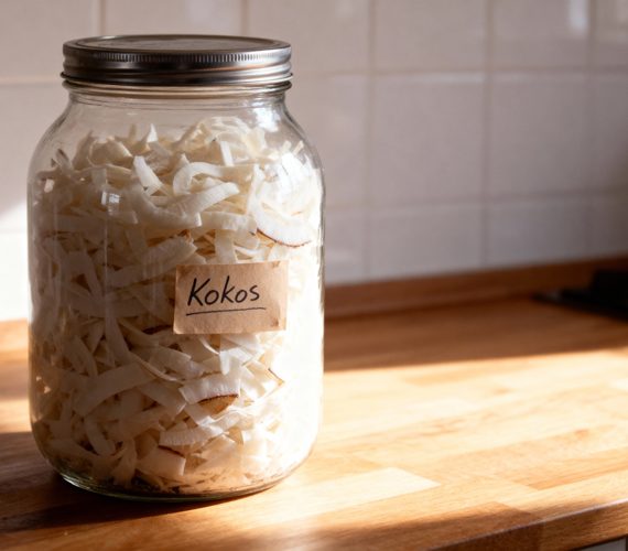 Kokosnoot drogen