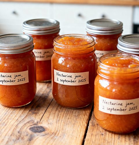 Nectarine jam maken