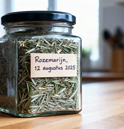 Rozemarijn drogen