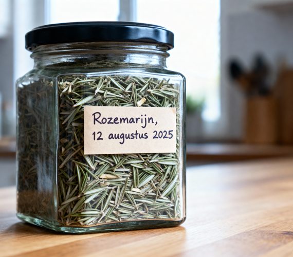 Rozemarijn drogen