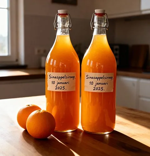 Sinaasappelsiroop maken