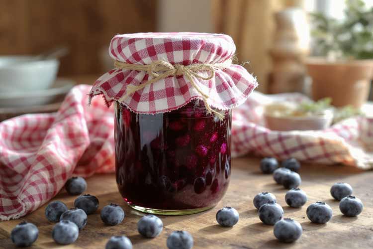 Bosbessenjam zonder suiker maken
